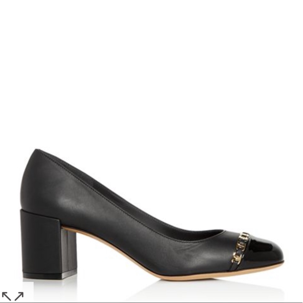 Salvatore Ferragamo block heel